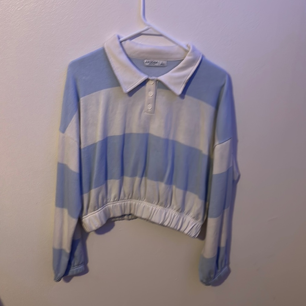 Striped Cropped Sweater